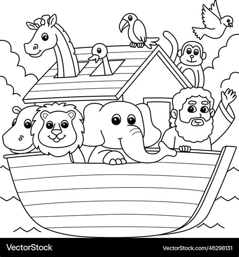 Noah's Ark Coloring Page