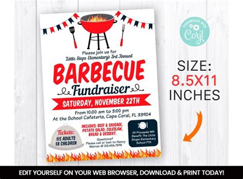 Non-Profit BBQ Flyer