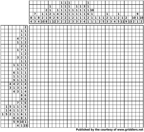 Nonogram puzzle printable