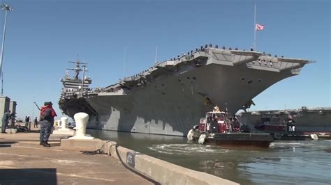 Aircraft carrier flight deck operations