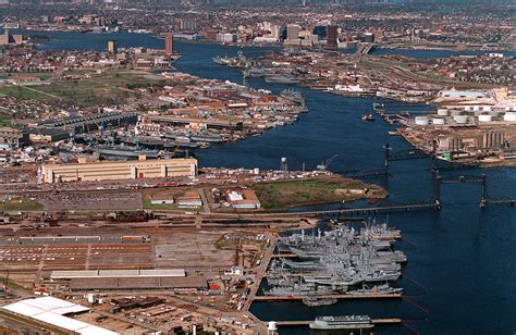 Norfolk Navy Base Shipyard