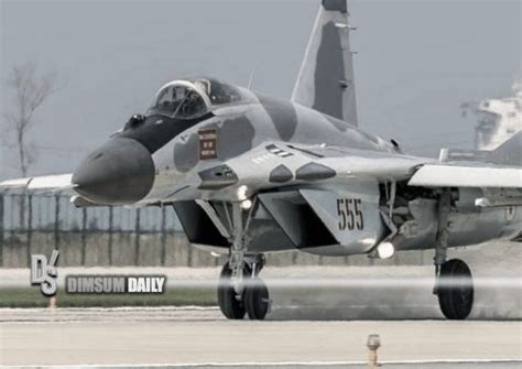 North Korean fighter jets on a runway