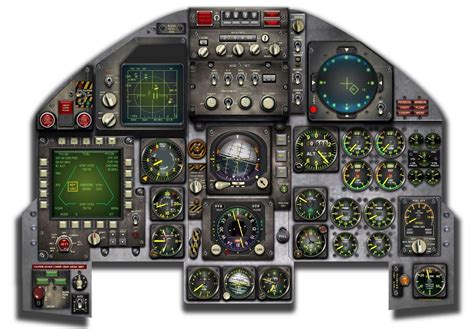 Northrop F-15 Cockpit Instrument Panel