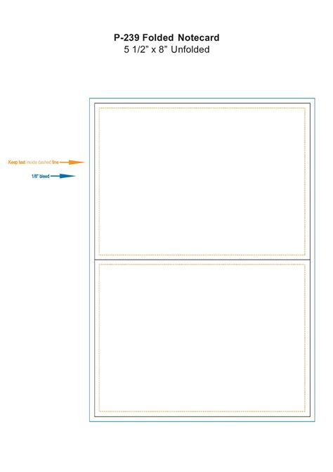 Note Card Template 1