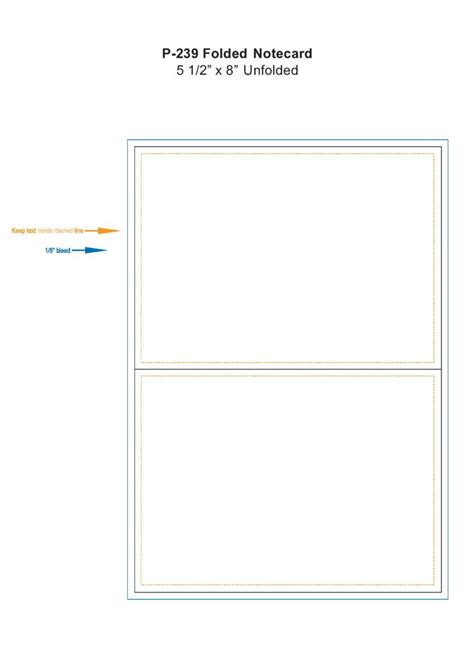 Note Card Template 2