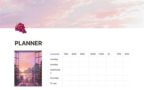 Notion Daily Planner Template