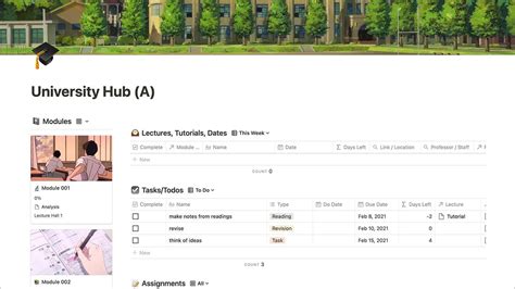 Notion Templates For College Students