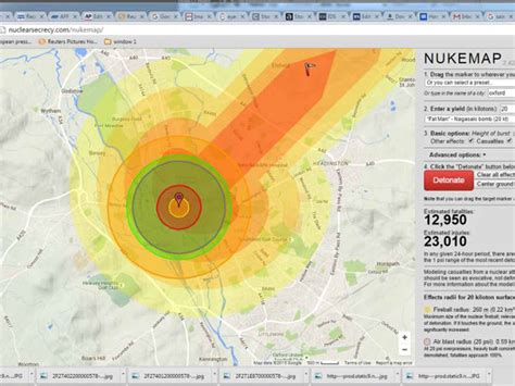 Nuclear Blast Zones