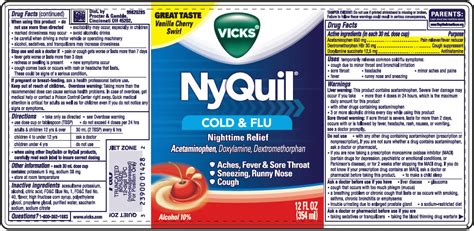 Nyquil Active Ingredients