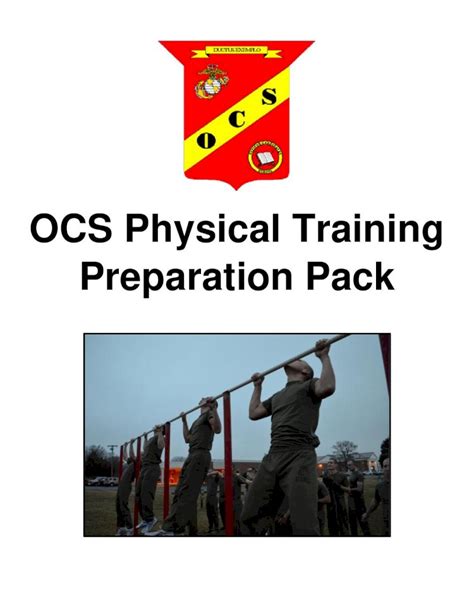 OCS Physical Training and Fitness