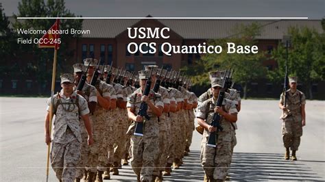 Officer Candidates School Quantico Virginia