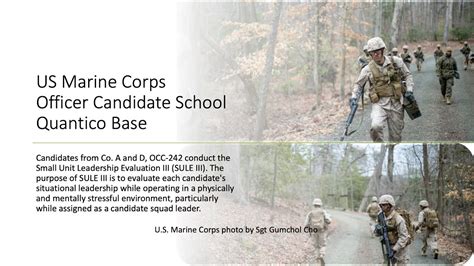 OCS Quantico Training