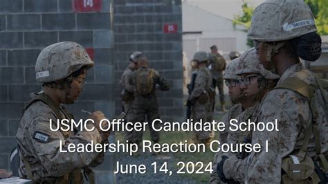 OCS USMC Leadership Training Image 4