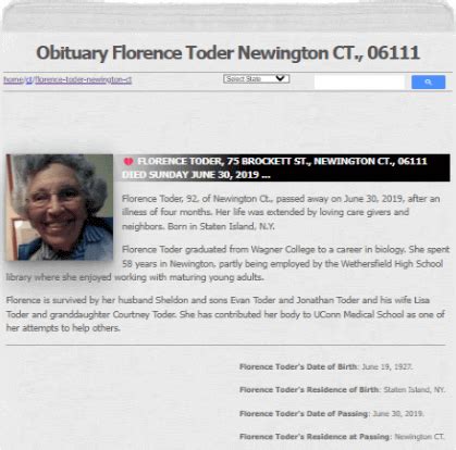 Obituary Websites