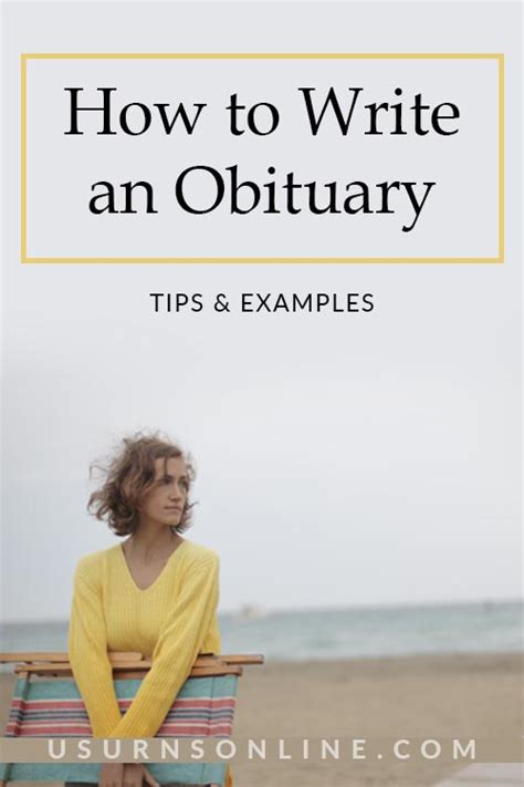 Tips for Writing Obituaries