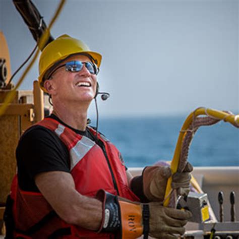 Ocean Engineer working on a submersible vehicle