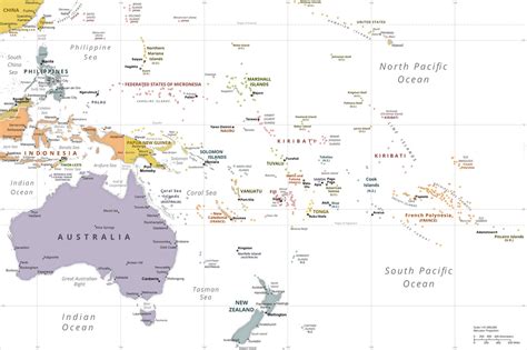 Oceania map customization