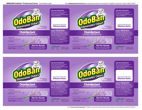 Odoban Label Ideas for Storage Bin Labels