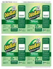 Odoban Label Ideas for Outdoor Use