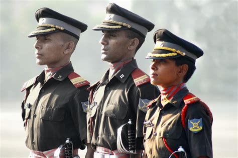 A group of officers in training