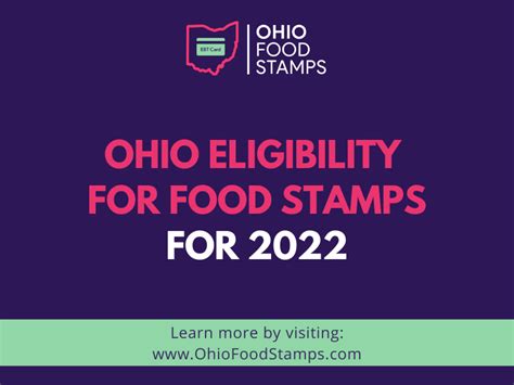 Ohio Food Stamps Eligibility