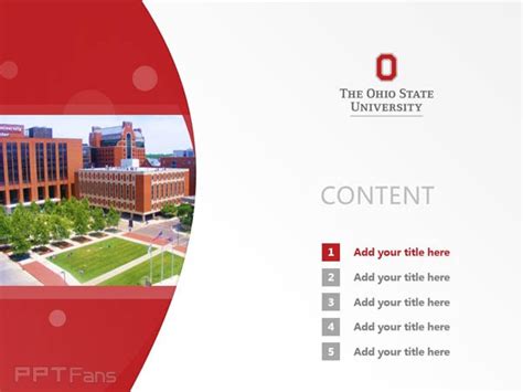 Ohio State University PowerPoint Template