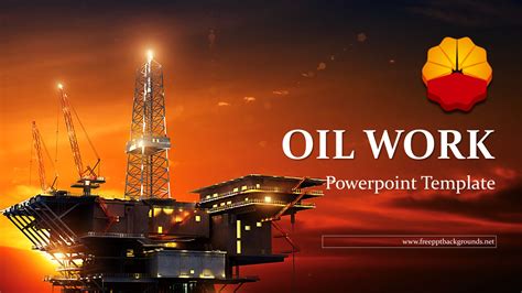 Oil and Gas PowerPoint Template Designs Refinery Operations