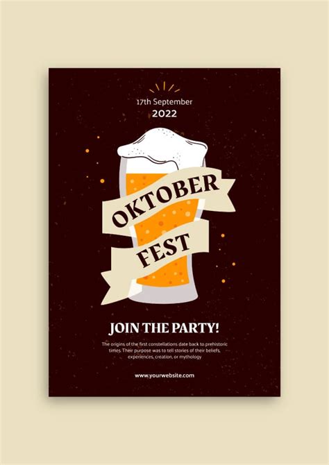 Oktoberfest Flyer Template Customization Tips