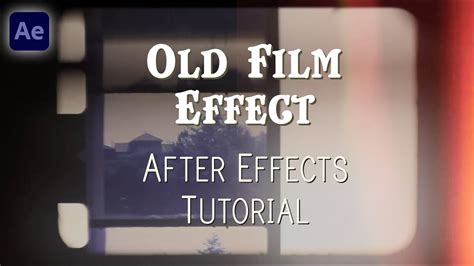 Old Film Effects Example 8