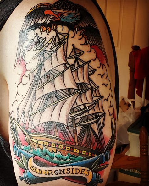 Detailed Design of Old Ironside Tattoo