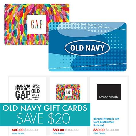 Old Navy Gift Card Purchases