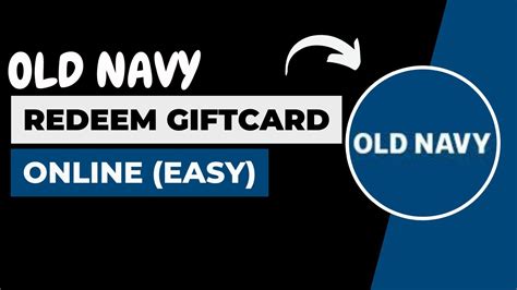 Old Navy Gift Card Redeem