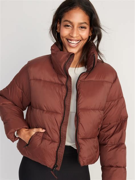 Old Navy Puffer Jacket in Orange