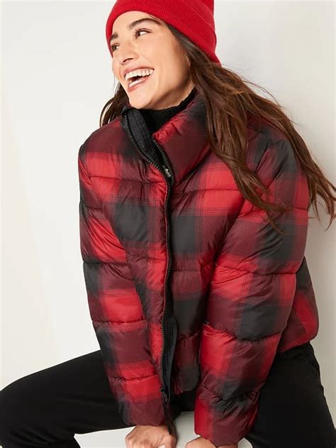 Old Navy Puffer Jacket in Red