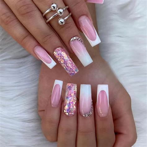 Ombre Coffin Nail