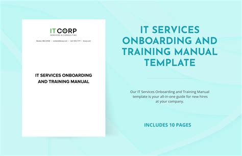 Onboarding Training Manual Template