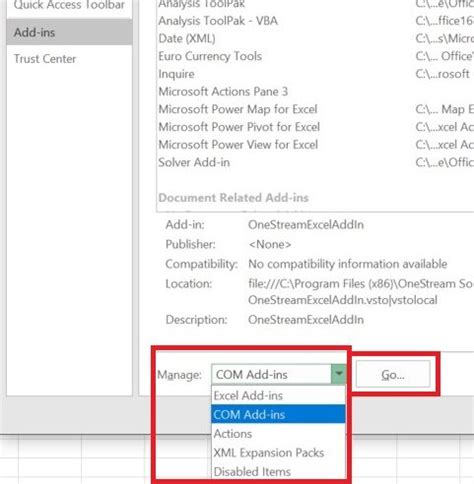 Onestream Excel Add-In for Financial Planning