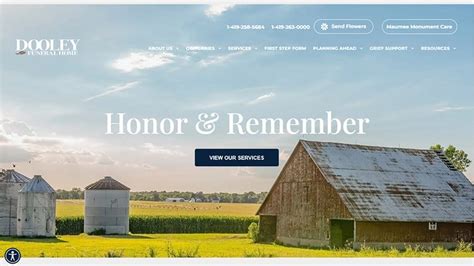 Online memorial websites