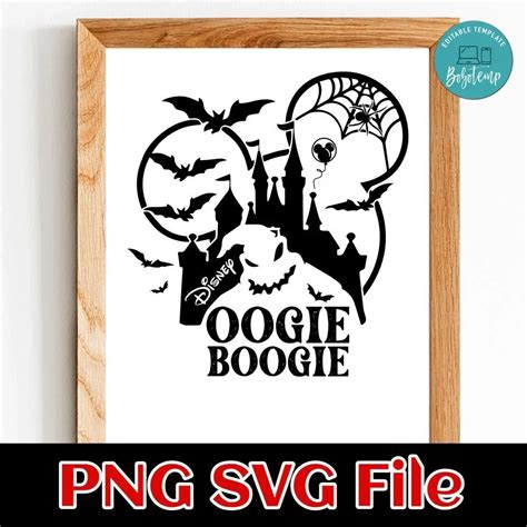 Oogie Boogie Template Design Using Free Printable Template