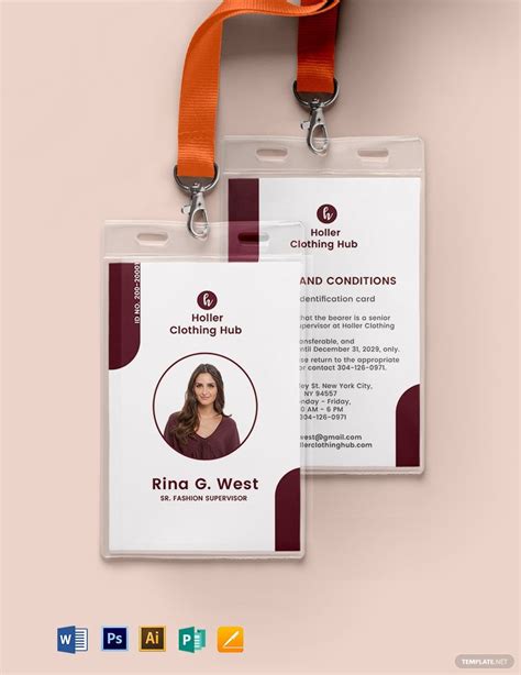 OpenOffice ID Card Template