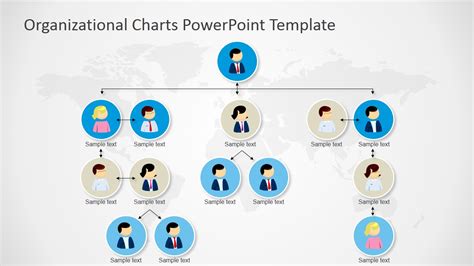 Organizational Chart Template PowerPoint Example 8