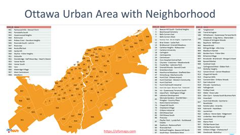Ottawa Demographics Map