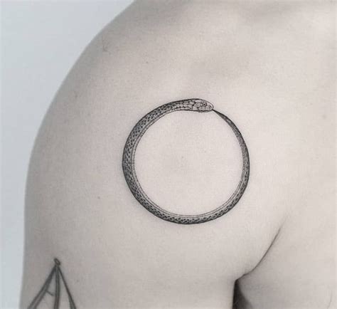 Ouroboros Mobius Strip Tattoo Design