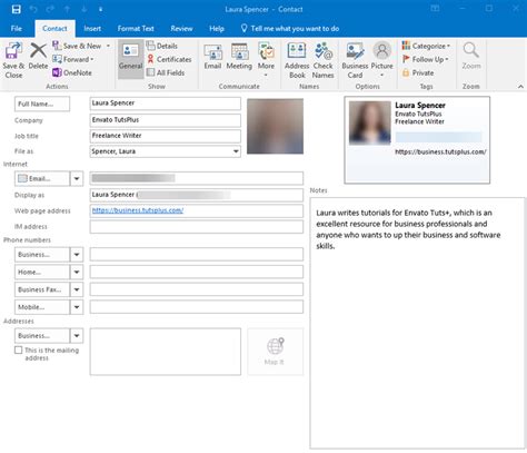 Outlook Contacts 2