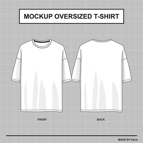 Oversized T-Shirt Template Example 10