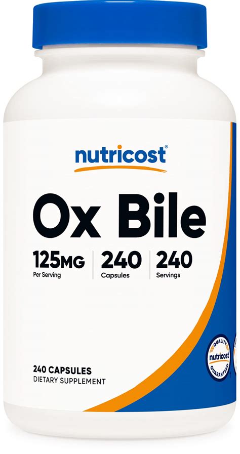 Oxbile Supplement Dosage