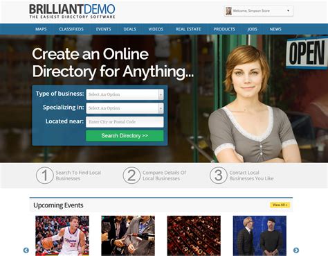 Ozami Internet Directory Template Example 5