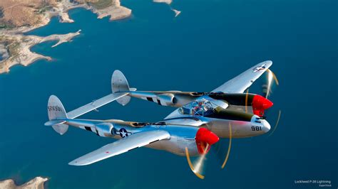 P-38 Lightning on the ground