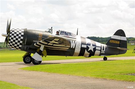 P-47 Thunderbolt in flight