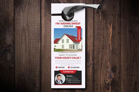 PSD Door Hanger Templates For Real Estate